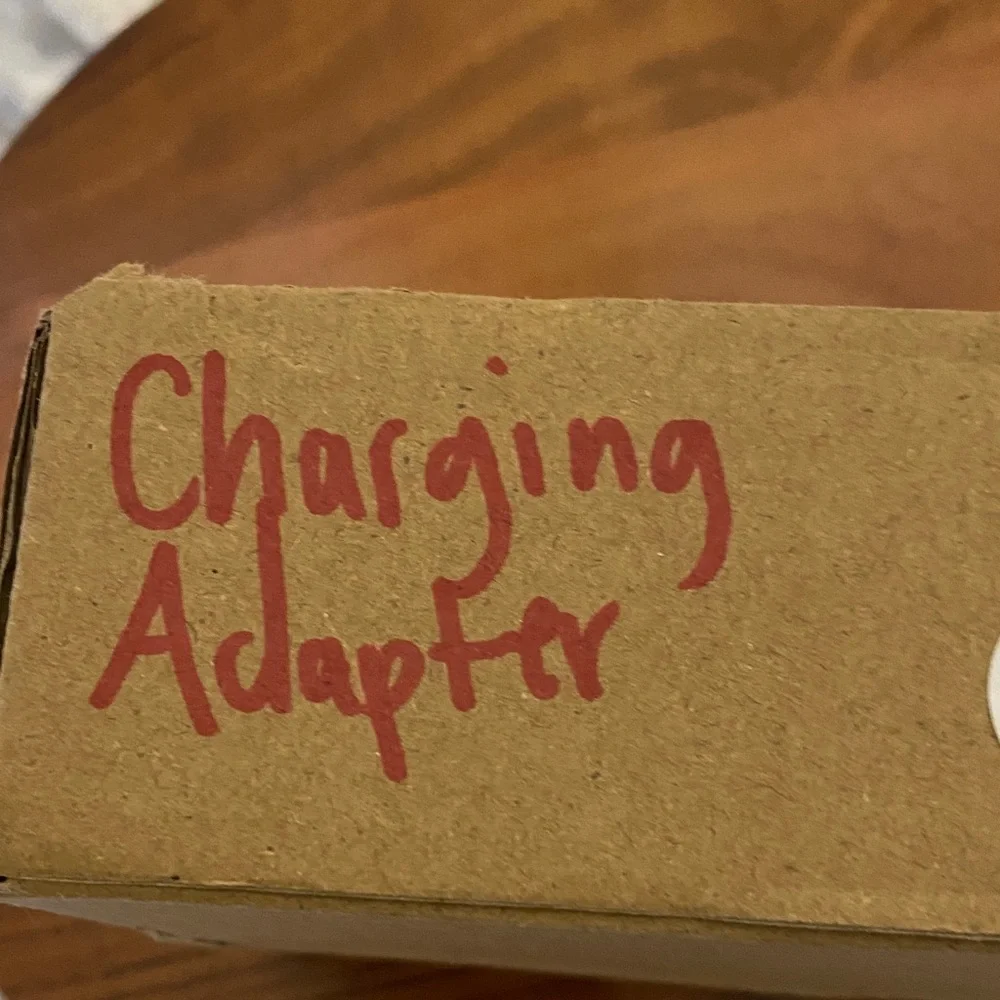 White USB-C Power Adapter with USB-C Cable